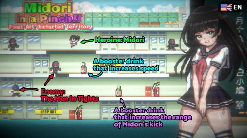 Midori In a Pinch!! ~Pixel Art Uncharted Territory~ 1