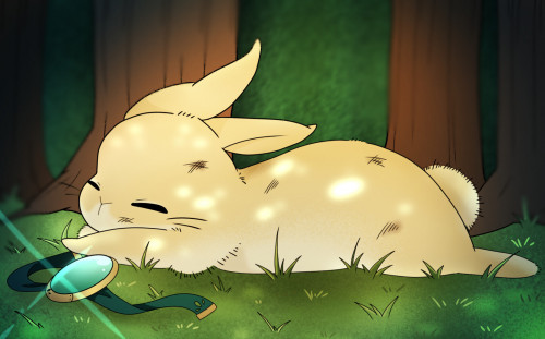 The rabbit and Tamaki are Taking a break! 4