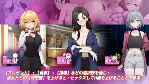 Travel through the adult game and build a harem 1